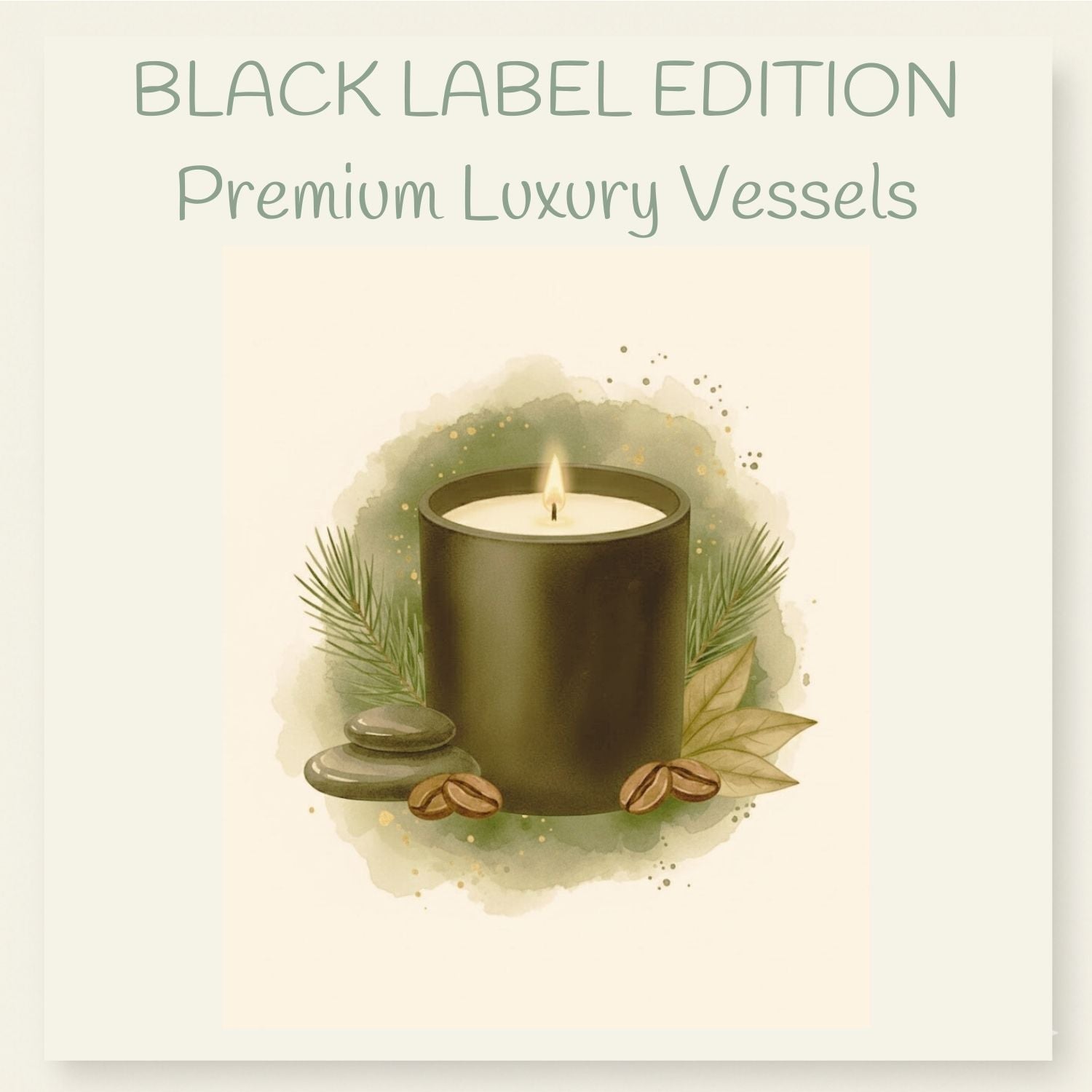 Black Label Edition | Matte Black Luxury Lotion Candles – Comfy Cozy Home