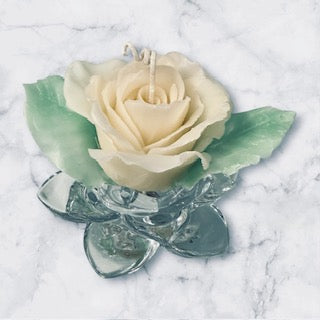 Lifelike Rose Candles