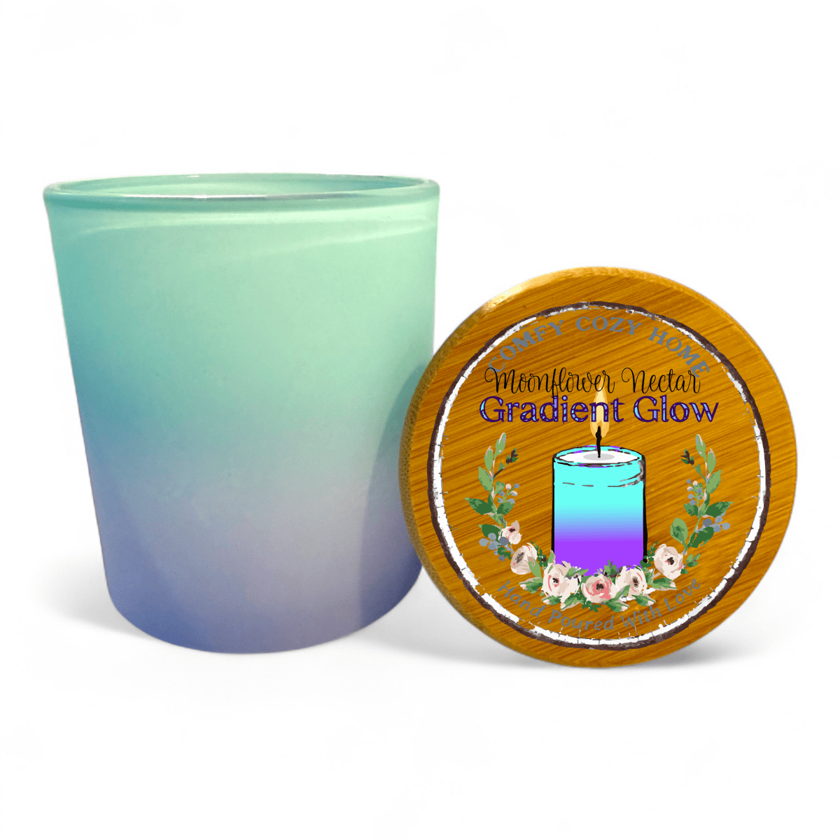Gradient Glow Moonflower Nectar Pear Cherry Blossom Amber Scent - Comfy Cozy Home