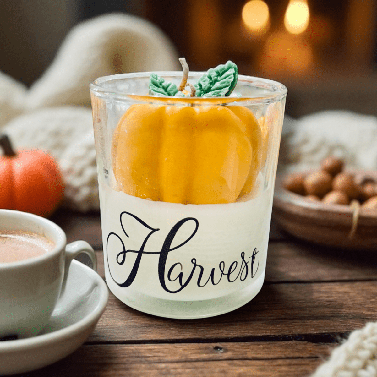 Harvest Pumpkin Spice Candle - Comfy Cozy Home
