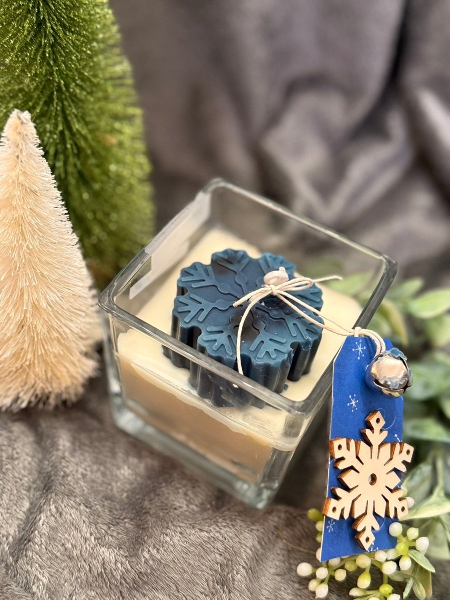 Snowy Sparkle Candle - Comfy Cozy Home