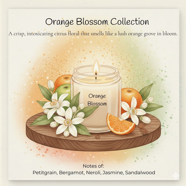 Comfy Cozy Home Orange Blossom Fragrance Collection