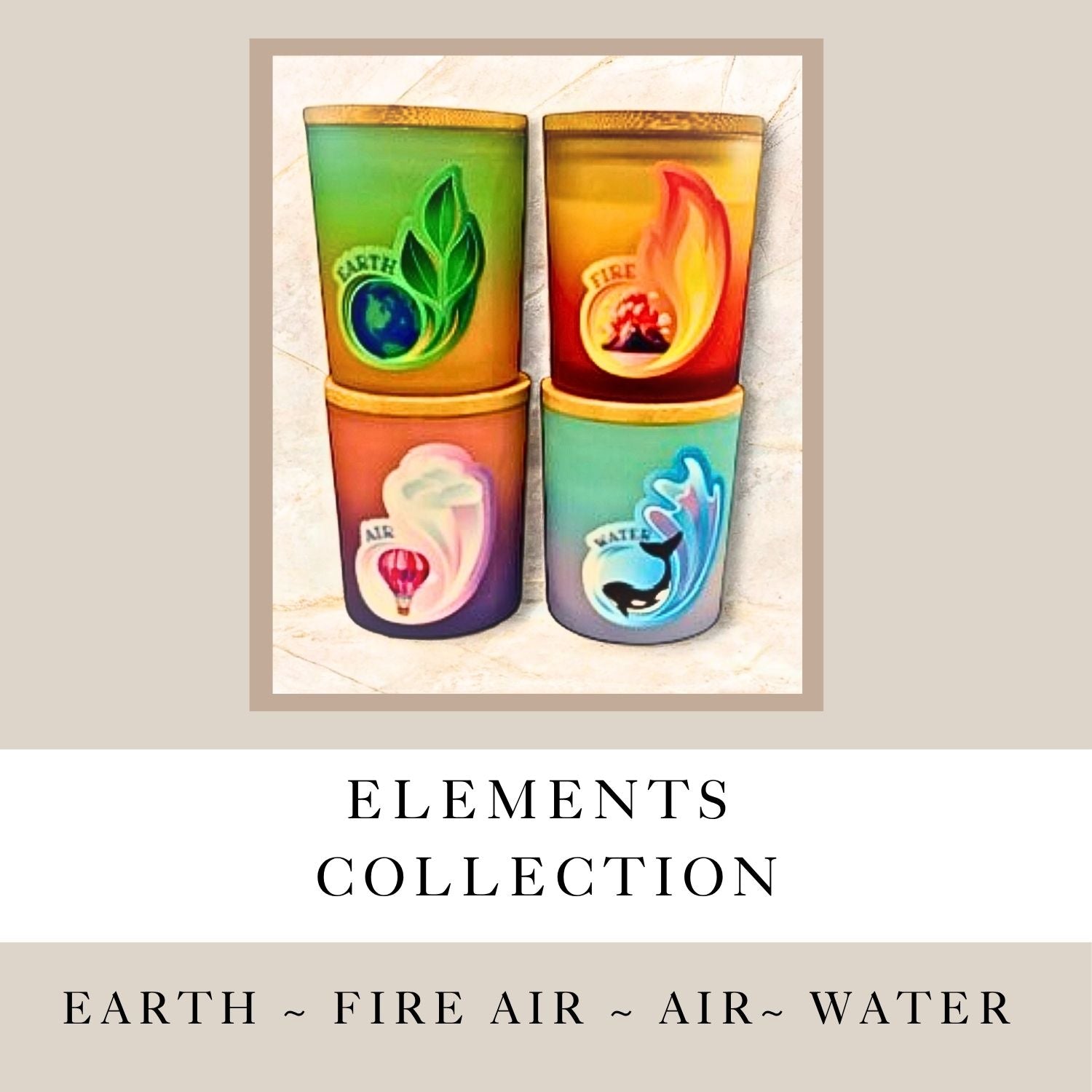 Elements Collection Lotion Massage Candles