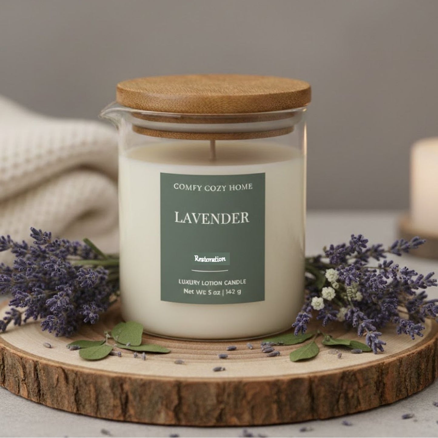 Lavender Lotion Candle