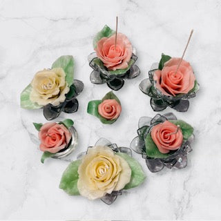 Lifelike Rose Candles