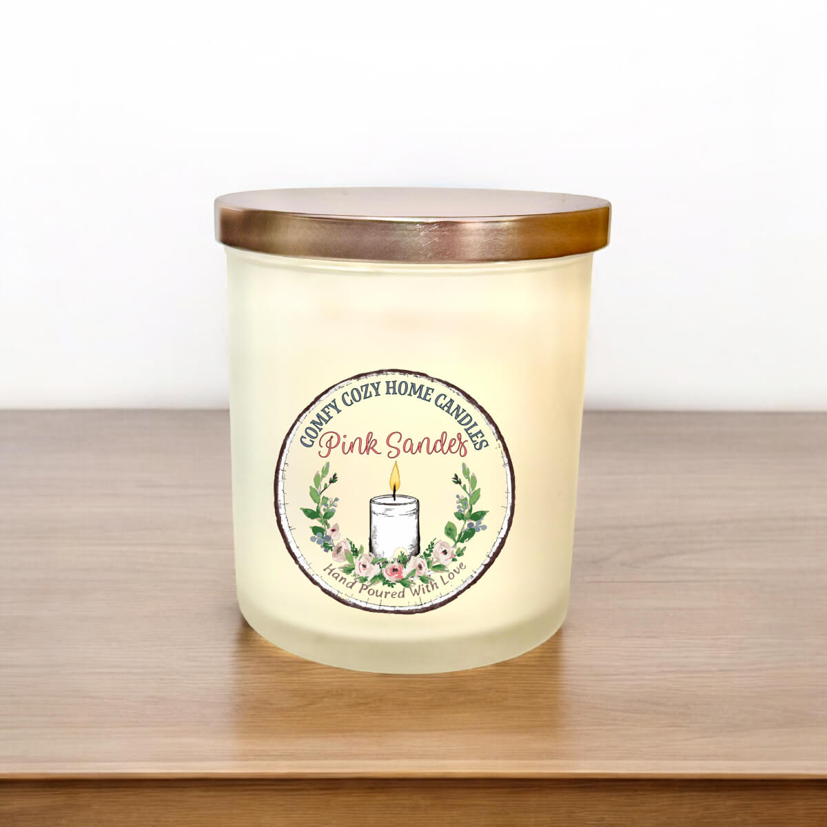 Sheer Elegance Candle Pink Sands