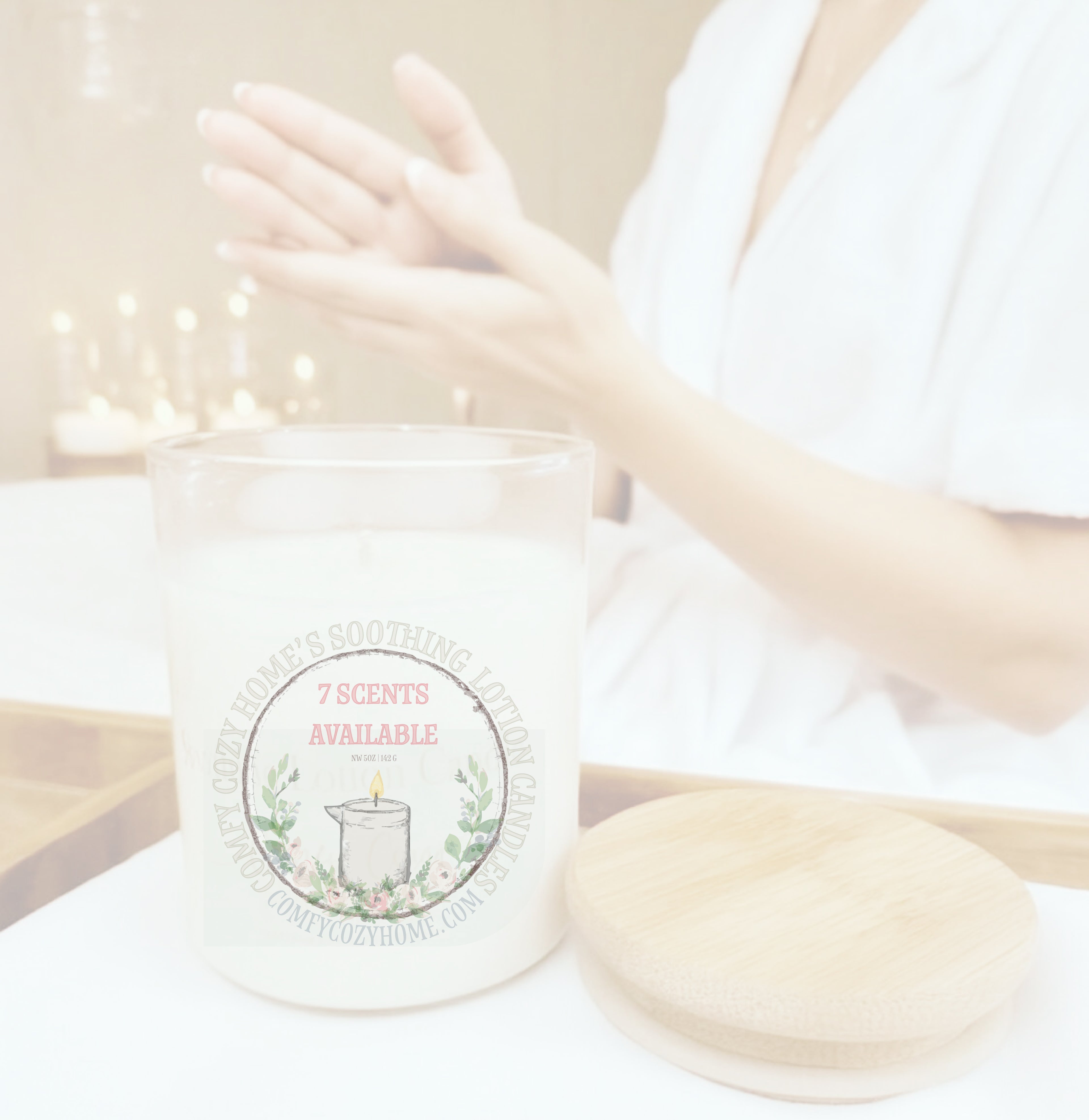 Soothing Lotion Massage Candle 7 scents