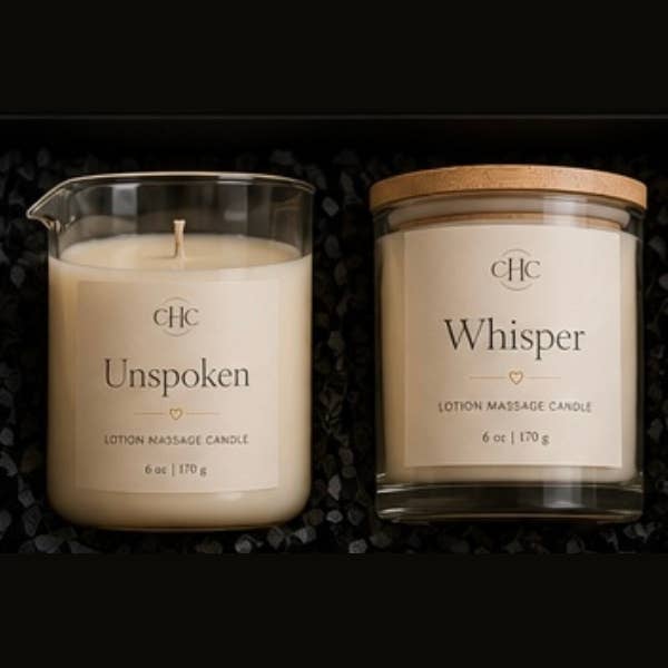 Unspoken Whisper Couples Massage Candle Gift Set – view 5