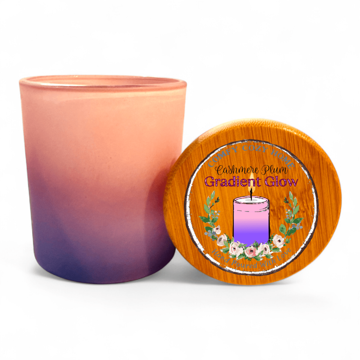 Gradient Glow Cashmere Plum Citrus Black Cherry Freesia Vanilla - Comfy Cozy Home