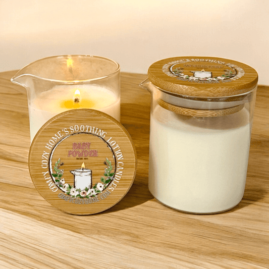 Lotion Massage Candle Baby Powder - Comfy Cozy Home