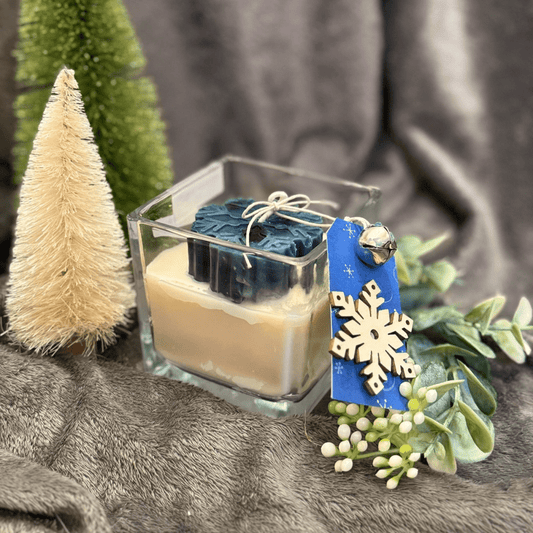 Snowy Sparkle Candle - Comfy Cozy Home